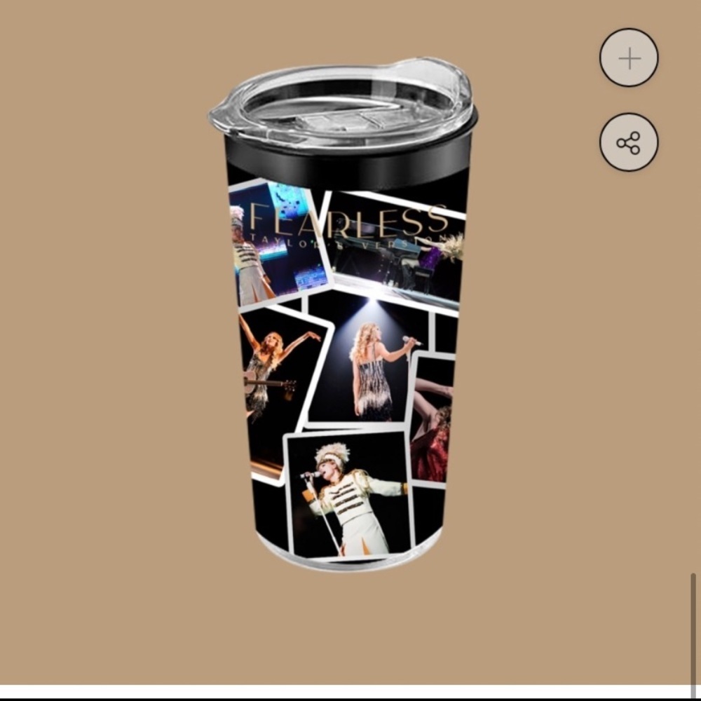 NWT Taylor Swift Fearsless Taylor’s Version Travel Mug
